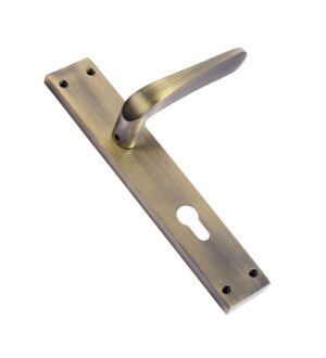 Tango Antique Brass Matt  Door Lever Handle Contemporary on Plate